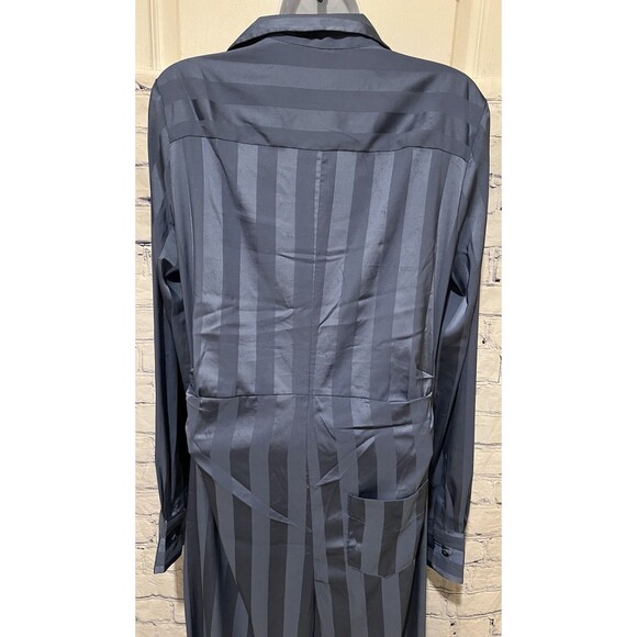 NWT Choosy Lafayette Womens Blue Striped Sexy Pant Jumpsuit With Pockets Size 6 - Picture 7 of 11